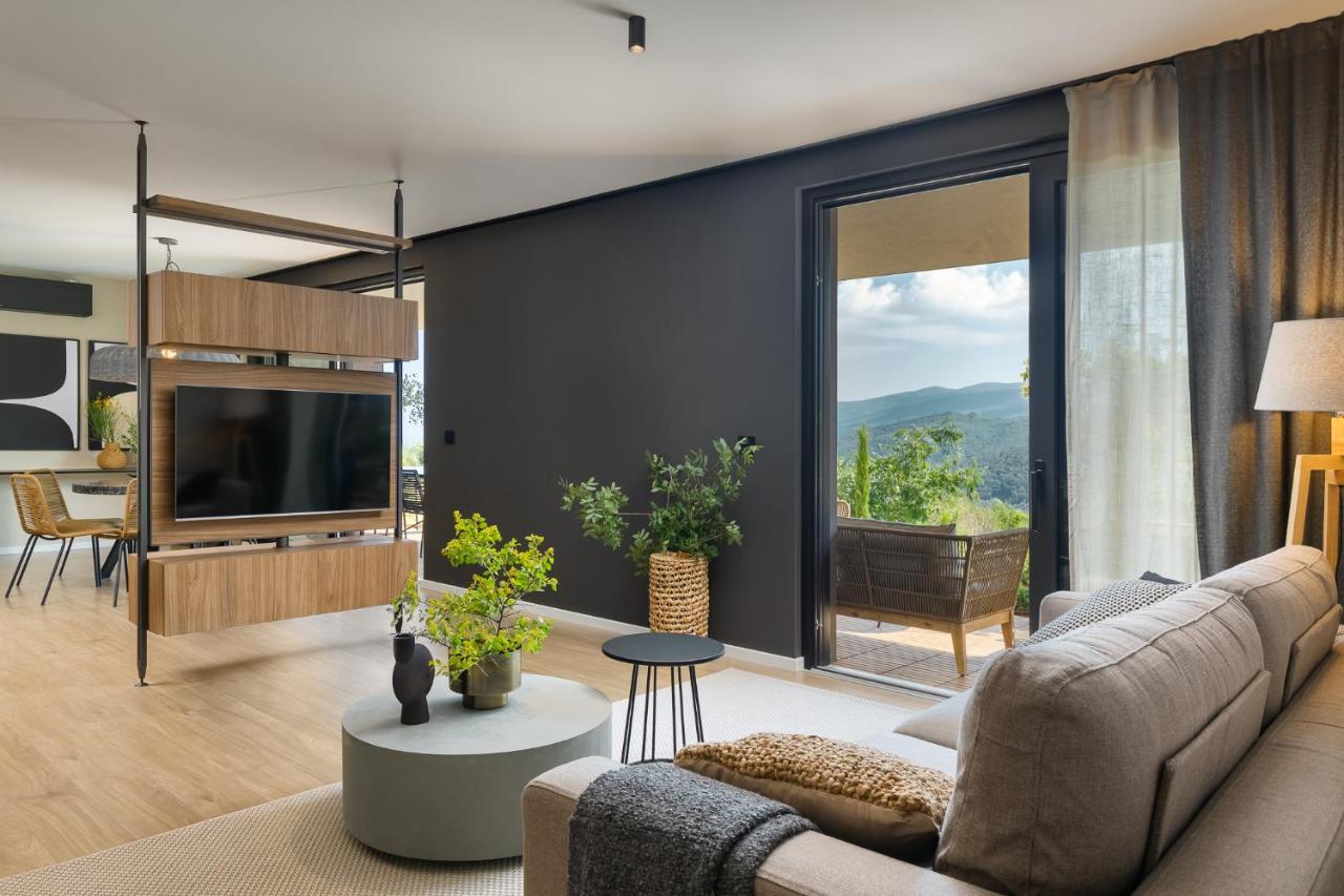 Oltremare Apartments With Pool Рабац Екстериор снимка